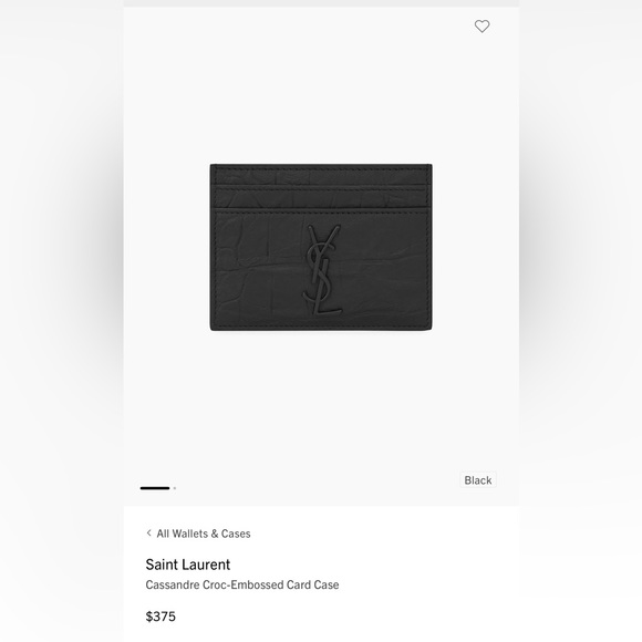 Yves Saint Laurent Accessories - Yves saint laurent cardholder